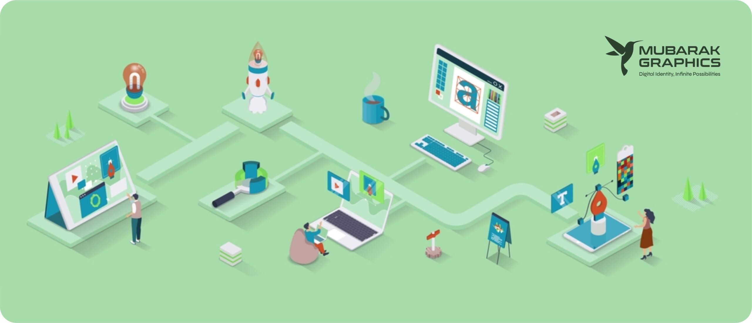 branding and graphic design services brand identity mockup